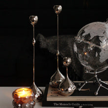 Load image into Gallery viewer, Olivarez 3 Piece Iron Candlestick Set