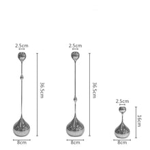 Load image into Gallery viewer, Olivarez 3 Piece Iron Candlestick Set