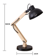 Load image into Gallery viewer, Aalin Solid Wood Desk Lamp