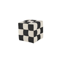 Load image into Gallery viewer, Eudora Checkerboards Ottoman