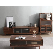Load image into Gallery viewer, ANNE Scandinavian TV Console Audio-Visual Cabinet Solid Wood ( 4 Colours 3 Sizes )