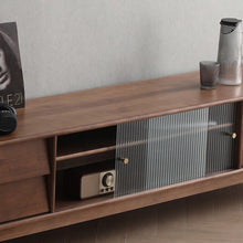Load image into Gallery viewer, ANNE Scandinavian TV Console Audio-Visual Cabinet Solid Wood ( 4 Colours 3 Sizes )