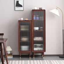 Load image into Gallery viewer, Adelaide SWEDEN Glass Display Solid Wood Wine Cabinet