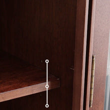 Load image into Gallery viewer, Adelaide SWEDEN Glass Display Solid Wood Wine Cabinet