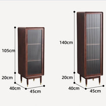Load image into Gallery viewer, Adelaide SWEDEN Glass Display Solid Wood Wine Cabinet