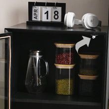 Load image into Gallery viewer, ELLE SWEDEN Glass Display Bookcase Solid Wood ( 4 Colour 2 Size )