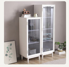 Load image into Gallery viewer, ELLE SWEDEN Glass Display Bookcase Solid Wood ( 4 Colour 2 Size )