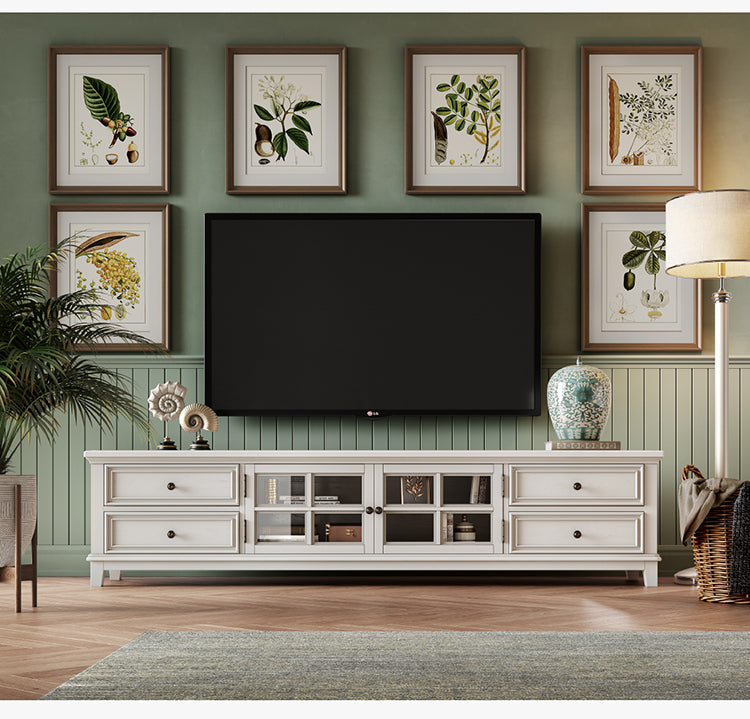 White country clearance tv stand