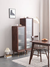 Load image into Gallery viewer, Adelaide SWEDEN Glass Display Solid Wood Wine Cabinet