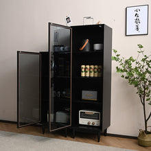 Load image into Gallery viewer, ELLE SWEDEN Glass Display Bookcase Solid Wood ( 4 Colour 2 Size )