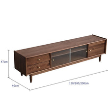 Load image into Gallery viewer, ANNE Scandinavian TV Console Audio-Visual Cabinet Solid Wood ( 4 Colours 3 Sizes )