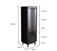 Load image into Gallery viewer, ELLE SWEDEN Glass Display Bookcase Solid Wood ( 4 Colour 2 Size )