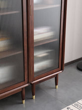 Load image into Gallery viewer, Adelaide SWEDEN Glass Display Solid Wood Wine Cabinet