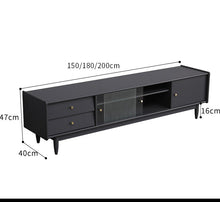 Load image into Gallery viewer, ANNE Scandinavian TV Console Audio-Visual Cabinet Solid Wood ( 4 Colours 3 Sizes )