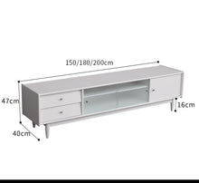 Load image into Gallery viewer, ANNE Scandinavian TV Console Audio-Visual Cabinet Solid Wood ( 4 Colours 3 Sizes )
