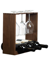 Load image into Gallery viewer, Arcelia Bottle & Glass Rack