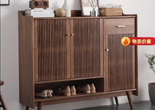 Load image into Gallery viewer, Luis Buffet Nordic Sideboard Storage / Solid Wood Shoe Cabinet
