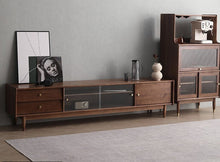 Load image into Gallery viewer, ANNE Scandinavian TV Console Audio-Visual Cabinet Solid Wood ( 4 Colours 3 Sizes )