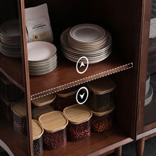 Load image into Gallery viewer, PAIGE SWEDEN Glass Display Solid Wood Living Room Cabinet Modern Minimalist
