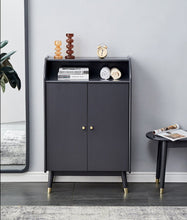 Load image into Gallery viewer, VIVIAN COURTYARD Buffet Cabinet for Cloth, Wine, Shoe Etc ( Grey, Walnut, Natural, White Color )