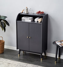 Load image into Gallery viewer, VIVIAN COURTYARD Buffet Cabinet for Cloth, Wine, Shoe Etc ( Grey, Walnut, Natural, White Color )