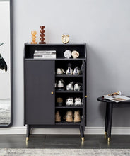 Load image into Gallery viewer, VIVIAN COURTYARD Buffet Cabinet for Cloth, Wine, Shoe Etc ( Grey, Walnut, Natural, White Color )