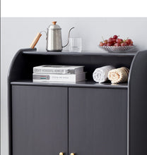 Load image into Gallery viewer, VIVIAN COURTYARD Buffet Cabinet for Cloth, Wine, Shoe Etc ( Grey, Walnut, Natural, White Color )