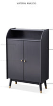 Load image into Gallery viewer, VIVIAN COURTYARD Buffet Cabinet for Cloth, Wine, Shoe Etc ( Grey, Walnut, Natural, White Color )
