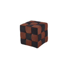 Load image into Gallery viewer, Eudora Checkerboards Ottoman