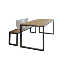 Load image into Gallery viewer, WAREHOUSE SALE Elliott Dining Table American Solid Wood Scandinavian Nordic Retro and Chair / Bench ( Discount Price $ 289 )