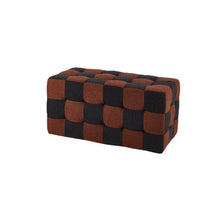 Load image into Gallery viewer, Eudora Checkerboards Ottoman