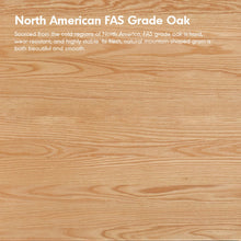 Load image into Gallery viewer, Scandinavian Oak Wood Storage Bed SOLACE