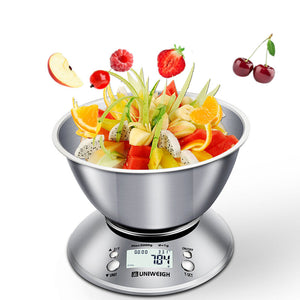 Multifunction Food Scale with Removable Bowl
