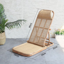Load image into Gallery viewer, Dunsmuir Handmade Rattan Folding Deck Chair