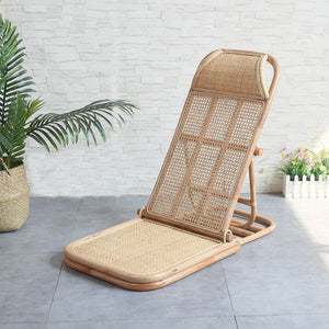 Dunsmuir Handmade Rattan Folding Deck Chair