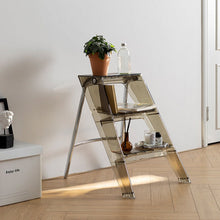 Load image into Gallery viewer, Whobrey Acrylic Ladder Side Table