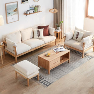 Devale Wood Frame Sofa