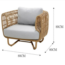 Load image into Gallery viewer, Edwards Rattan Armchair