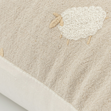 Load image into Gallery viewer, Marte Beige Lamb Throw Pillow