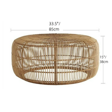 Load image into Gallery viewer, Mazzella Hand-woven Rattan Coffee Table
