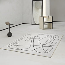 Load image into Gallery viewer, Cortright Abstract Gray Area Rug