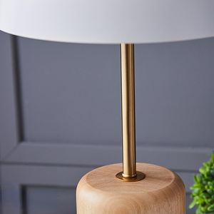 Broderick Solid Wood Table Lamp