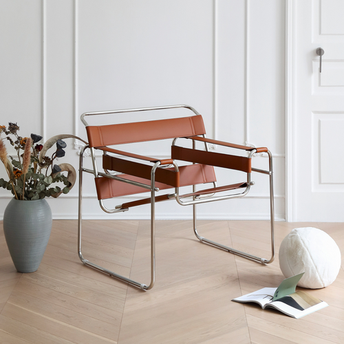 Bowie Faux Leather Armchair