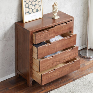 AKAMINE All Solid Wood Chest of Drawers Japan Nordic