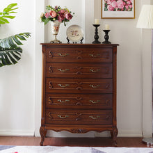 Load image into Gallery viewer, Eliana Sheraton Chest of Drawers Dresser Cabinet American Style Solid Wood