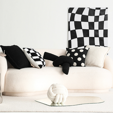 Load image into Gallery viewer, Checkerboard Color Shaped Pillow