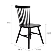 Load image into Gallery viewer, SIGNE Scandinavian Nordic American Solid Wood Dining Chair ( Available in 6 Colour )