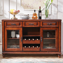 Load image into Gallery viewer, OLIVIA American Style Solid Wood Buffet Sideboard Cabinet