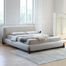 Load image into Gallery viewer, Misael Fabric Bed Frame