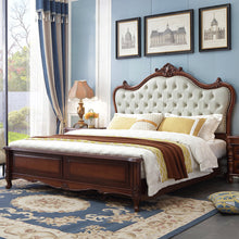 Load image into Gallery viewer, KINSLEY Boston Hilton Bed Luxury American Solid Wood ( 2 Size Option Bedside )